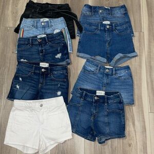 8 pairs of Abercrombie Kids Shorts Size 7/8